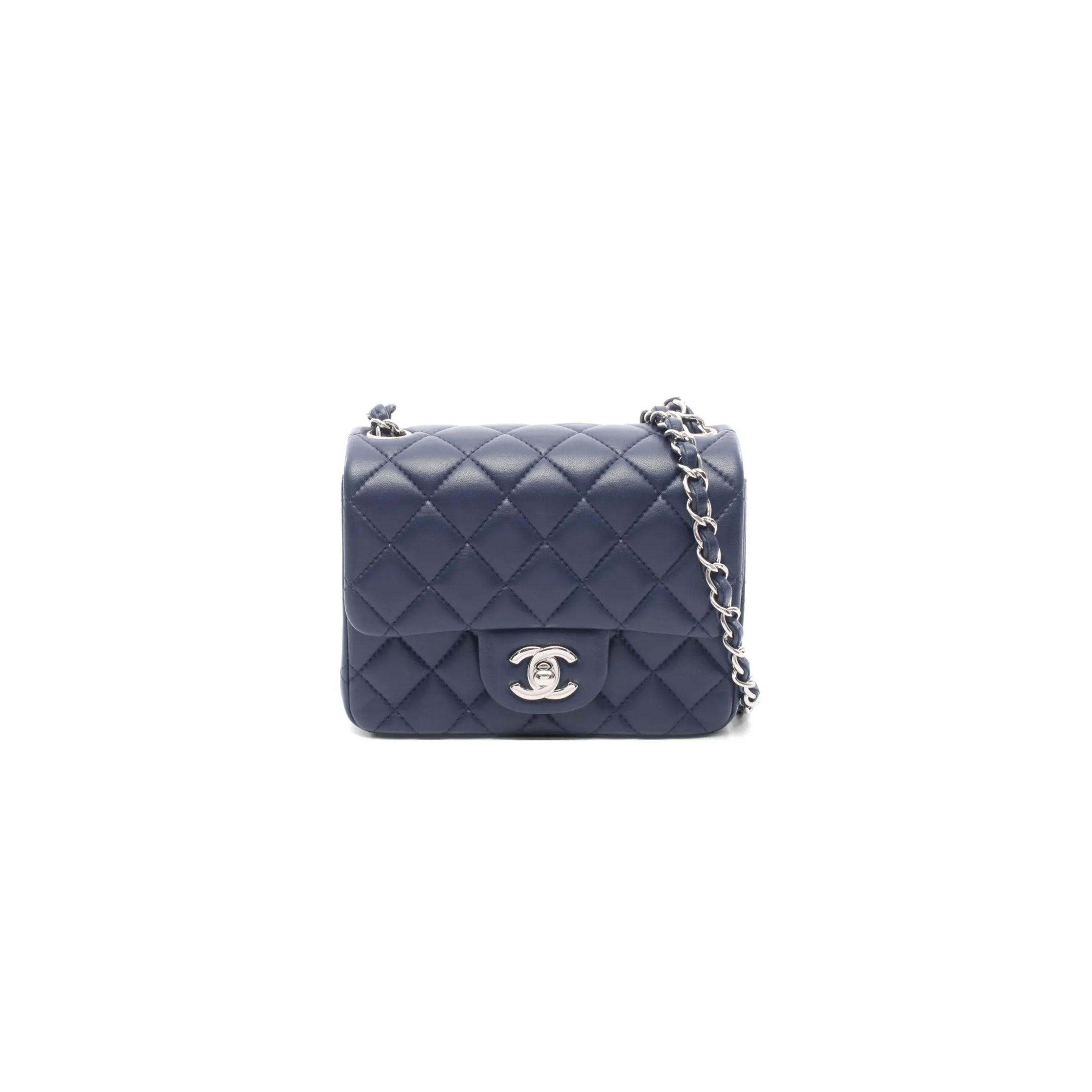 CHANEL QUILTED SHOULDER BAG WITH CHAIN AS1115 (17*13.5*8cm)